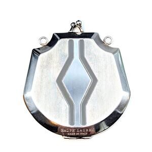 Ralph Lauren Collection Sterling Silver Art Deco Pocket Locket W/out Chain